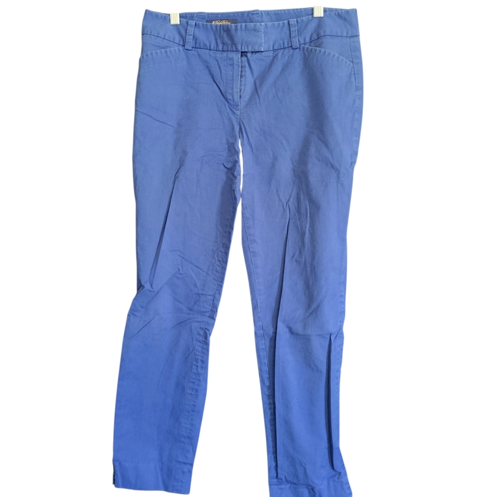 Brooks Brothers Women's Ankle Crop Pants in Periwinkle Blue, gently used.